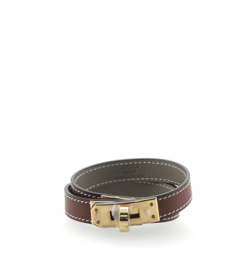 Hermes Kelly Double Tour Bracelet Leather