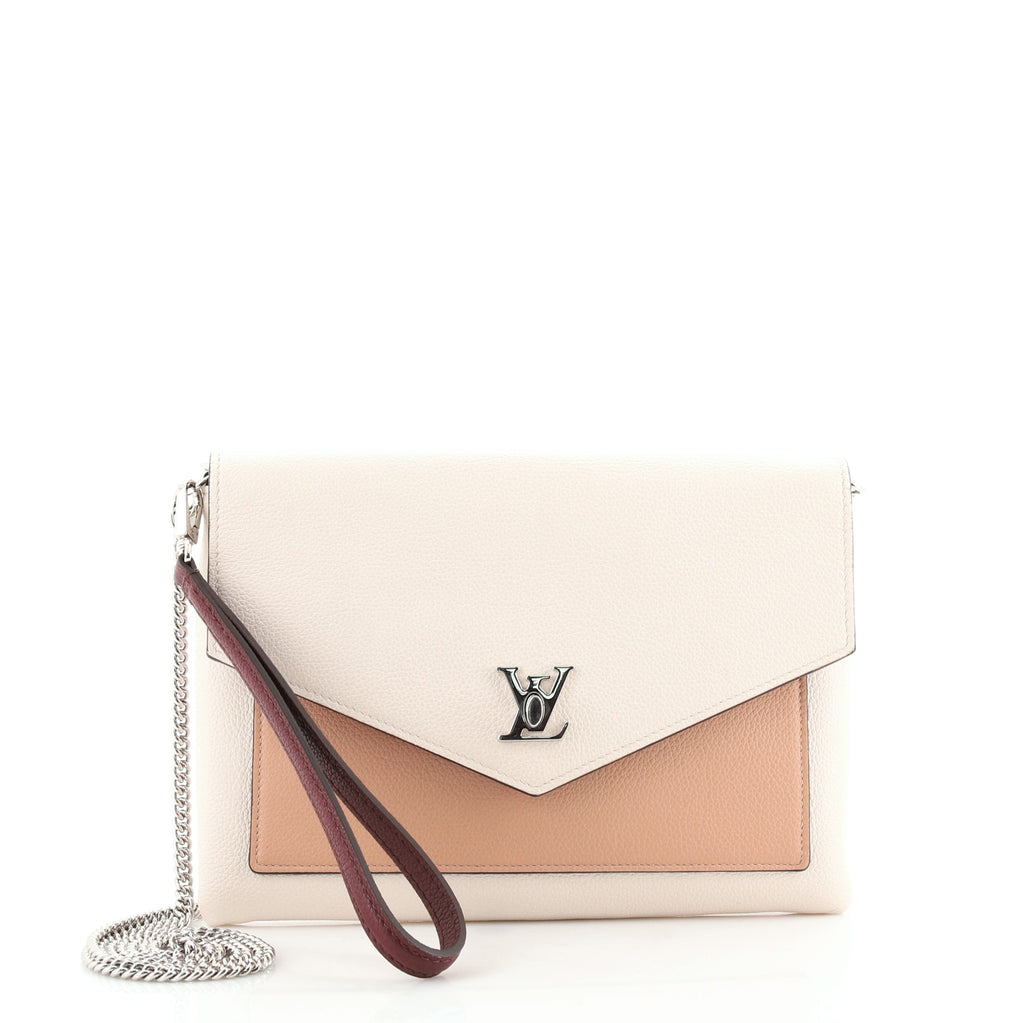 Louis Vuitton Mylockme Chain Pochette Leather Neutral 1604751