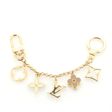 Louis Vuitton Fleur de Monogram Bag Charm and Key Holder Resin and Brass