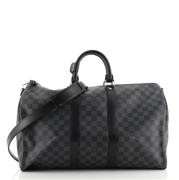 Keepall Bandoulière 45 Damier Graphite - Reetzy