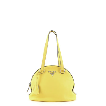 Prada Zip Around Convertible Dome Satchel Vitello Daino Medium