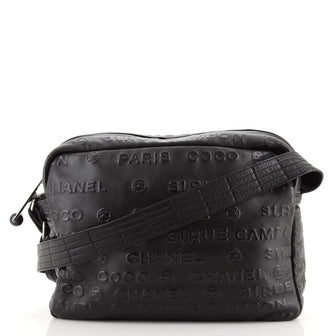 Chanel Unlimited Crossbody Bag Embossed Leather Medium