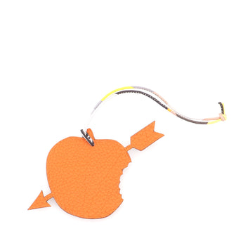 Hermes Petit H Apple Arrow Bag Charm Leather