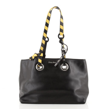 Miu Miu Convertible Tote Leather Medium