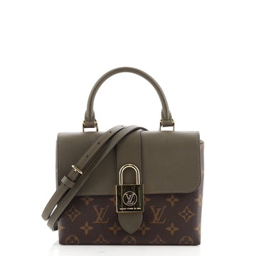 Louis Vuitton Locky Handbag Monogram Canvas with Leather BB