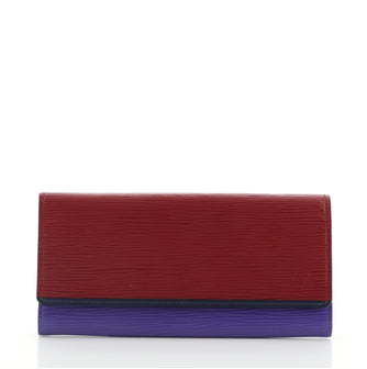 Louis Vuitton Flore Wallet Epi Leather