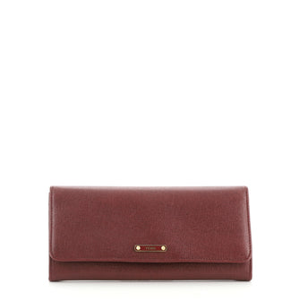 Fendi Continental Wallet Leather Long