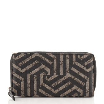 Gucci Zip Around Wallet Caleido GG Coated Canvas