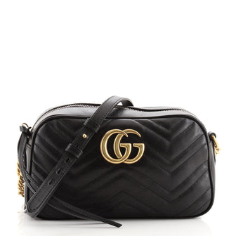 Gucci GG Marmont Shoulder Bag Matelasse Leather Small