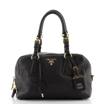 Prada Convertible Bauletto Bag Vitello Daino Small