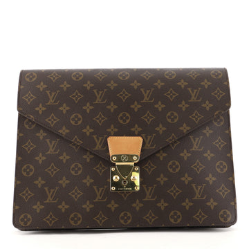 Louis Vuitton Porte-Documents Senateur Bag Monogram Canvas