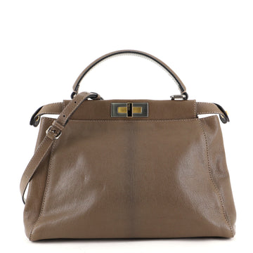 Fendi Peekaboo Bag Ombre Leather Regular