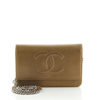 Chanel Timeless Wallet on Chain Caviar