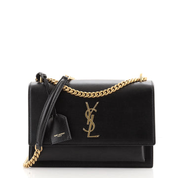Saint Laurent Sunset Crossbody Bag Leather Medium