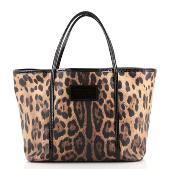 Dolce & Gabbana Miss Escape Open Tote Printed Coated Canvas Medium