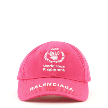 Balenciaga World Food Programme Baseball Cap Canvas