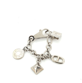 Hermes Olga Bag Charm Palladium