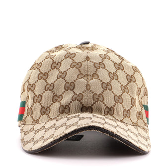 Gucci Web Baseball Cap GG Canvas