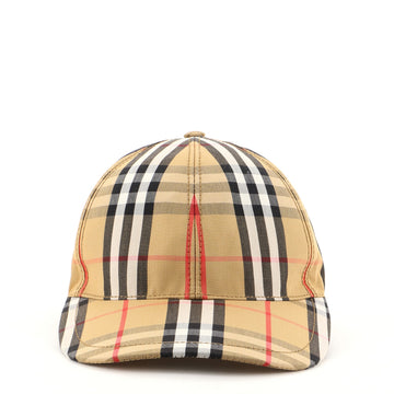 Burberry Baseball Cap Vintage Check Canvas