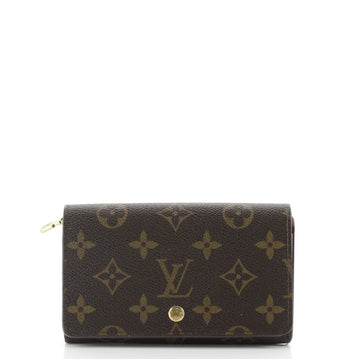 Louis Vuitton Porte Monnaie Tresor Wallet Monogram Canvas