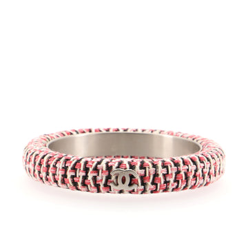 Chanel CC Bangle Bracelet Tweed Thin