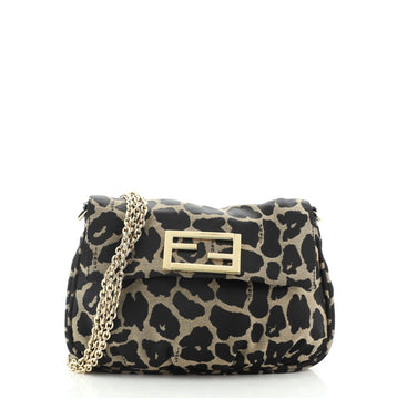 Fendi Fendista Pochette Crossbody Printed Canvas