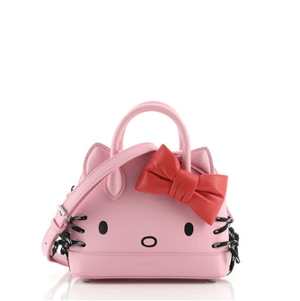 Balenciaga Hello Kitty Ville Bag Printed Leather XXS Pink 741252