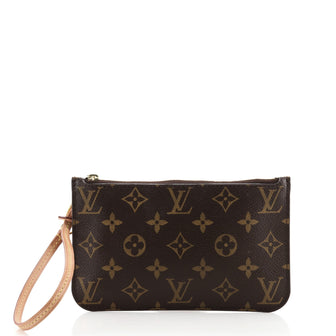 Louis Vuitton Neverfull Pochette Monogram Canvas Small