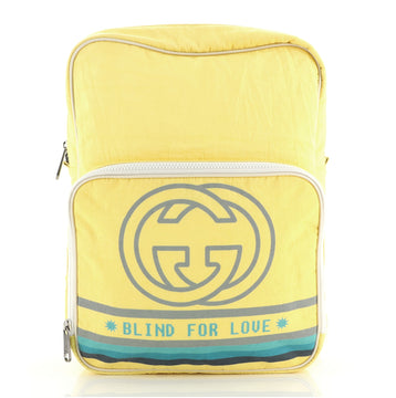 Gucci 80's Patch Backpack Nylon Medium
