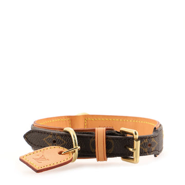 Louis Vuitton Baxter Dog Collar Monogram Canvas MM