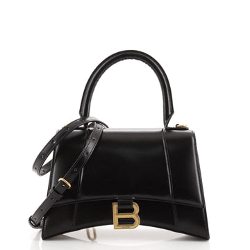 Balenciaga Hourglass Top Handle Bag Leather Small