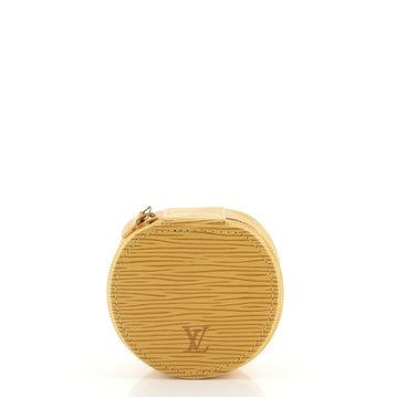 Louis Vuitton Ecrin Bijoux Jewelry Case Epi Leather PM