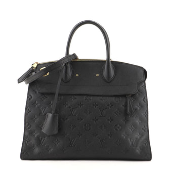 Louis Vuitton Pont Neuf Handbag Monogram Empreinte Leather GM