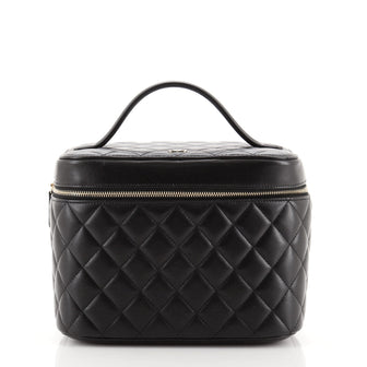 Chanel Cosmetic Case Quilted Lambskin Small