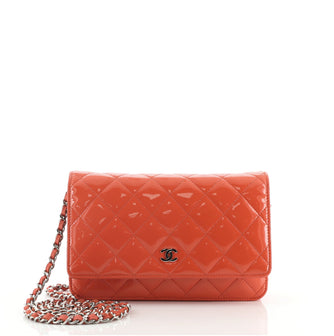 Chanel Wallet on Chain Quilted Patent