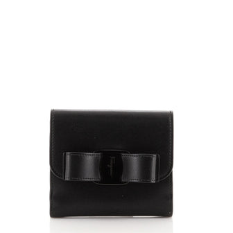 Salvatore Ferragamo Vara Bifold Wallet Leather Compact