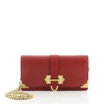 Prada Cahier Crossbody Bag Saffiano Leather Mini