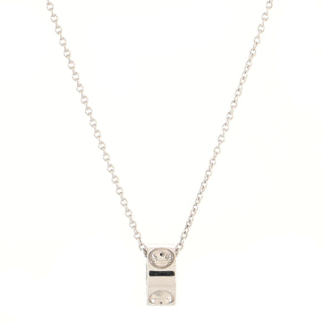 Louis Vuitton Empreinte Pendant Necklace 18K White Gold