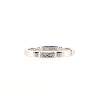 Cartier Maillon Panthere Wedding Band Ring 18K White Gold