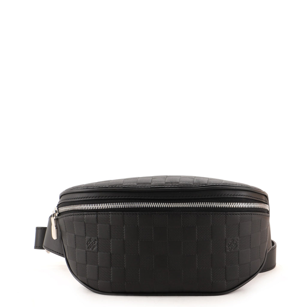 Louis Vuitton Campus Bumbag Damier Infini Leather Bag Black