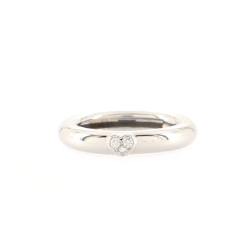 Tiffany & Co. Friendship Heart Ring 18K White Gold with Diamond