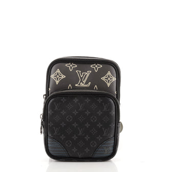 Louis Vuitton Amazone Sling Bag Patchwork Monogram Eclipse and Leather