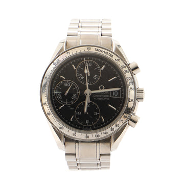 Omega Speedmaster Date Chronograph Automatic Watch Stainless Steel 37