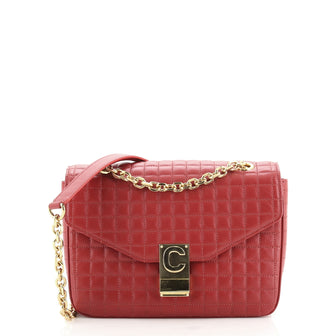 Celine C Bag Quilted Leather Medium
