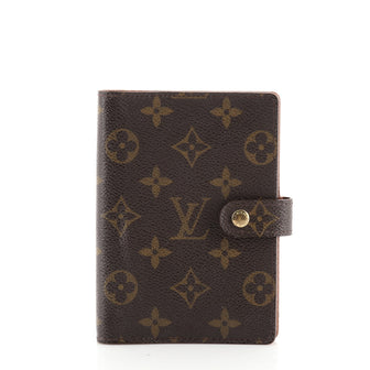 Louis Vuitton Ring Agenda Cover Monogram Canvas PM