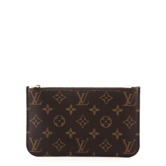 Louis Vuitton Neverfull Pochette Monogram Canvas Small