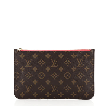 Louis Vuitton Neverfull Pochette Monogram Canvas Large