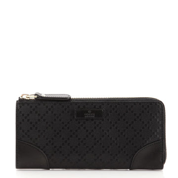 Gucci Zip Around Wallet Diamante Coated Canvas