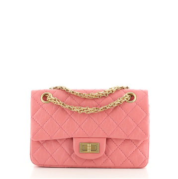 Chanel Reissue 2.55 Flap Bag Quilted Aged Calfskin Mini