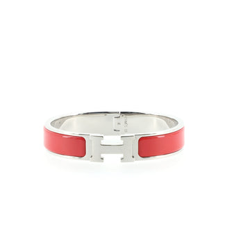 Hermes Clic H Bracelet Enamel Narrow